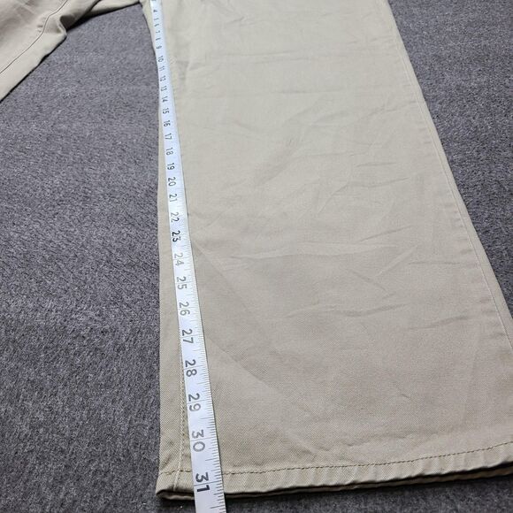 Calvin Klein Jeans Pants Mens 38 Khaki Straight Leg 100% Cotton Casual Classic - Picture 2 of 8